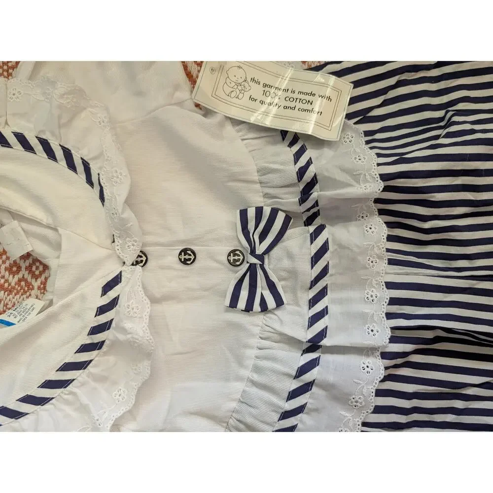 Vintage toddler baby girls romper bubble one piece size 24 months 2t